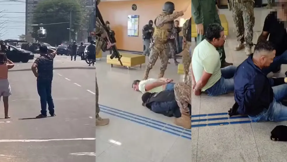 Dois homens são presos após fazerem cerca de 10 reféns durante assalto a banco em Imperatriz